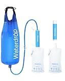 Waterdrop Gravity Water Filter Straw, Camping Water Filter, 0.1 Micron