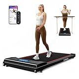 Lichico NeoSilent Walking Pad Under Desk Treadmill for Home with BLDC Core and Extra-Large Belt, App and Remote Control, Portable and Compact for Small Space