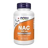 NOW Supplements, NAC (N-Acetyl Cysteine) 600 mg with Selenium 100 Capsules