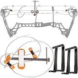 CENWTY Compound Bow Press Archery Ratchet Bow Press Portable Universal Compound Bows Changer Tool Accessories for Shooting Hunting (Yellow)