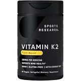 Sports Research® Vitamin K2 as MK-7 100mcg, 60 Count Plantgels™