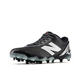New Balance Men's FreezeLX V5 Low Lacrosse Shoe, Black/White/Silver Metallic, 11 M