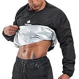 HOTSUIT Men Sauna Suit Sweat Suits Durable Gym Exercise Workout Jacket