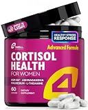 Cortisol Supplements for Women, KSM-66® Ashwagandha Supplements, 60 Caps