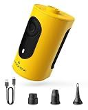 Portable Air Pump for Inflatables, 4000mAh Ultra Fast Air Mattress Pump