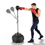 Reflex Bag Boxing Speed Bag with Stand, 57-73" Adjustable Height