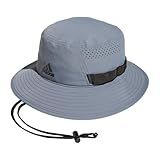 adidas Men's Victory Bucket Hat – Outdoor Sun Boonie for Hiking and Fishing, Grey/Black/4, L/XL