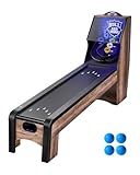 VEVOR 9' Roll and Score Classic Arcade Game Table, Indoor Skyball Machine Game Set with LED Electronic Scorer, Sound, Automatic Ball Return Home Recreation Game Room, 4 Balls Included