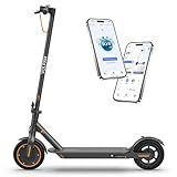 VOLPAM Electric Scooter, 350W/500W Powerful Motor, 8.5"/10" Solid Tires, 19Mph, 28/23/21/16 Miles Max Range, Dual Braking