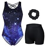 beautyin Girls Gymnastics Leotards Dance Unitards Tumbling Outfits Biketards Star