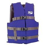 Stearns Kids Life Vest, USCG Approved Type III Life Jacket for Children 50 to 90 lbs, Youth PFD for Boating, Swimming, Watersports, Pool, Beach, & More, Blue