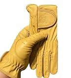 Equestified Ladies Horse Riding Gloves 100% Real Leather Brown, Beige, TAN & Black Women Equestrian Gloves (Medium, Beige)