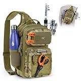 KastKing BlowBak Tactical Sling Tackle Bag-Lightweight Fishing Backpack Storge Fishing Gear and Equipment,Gift for Men