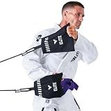 Elite Sports Jiu Jitsu Grip Trainer Simulate Gi - Resistance Band Grip Strength Trainer for BJJ MMA Judo & Grappling Training