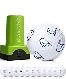 Obirdie Self-Inking Golf Ball Stamp | Chic & Fun Golf Ball Stamper | Fast-Drying, Waterproof Golf Ball Marker Stamp | Reusable Golf Accessories for Women | Golfer Gifts | Golf Gadgets (Birdie)