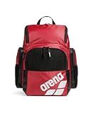 ARENA One Go Backpack Swimming Athlete Sports Gym Rucksack Multisport Daypack Medium Size Training Gear Equipment Swim Bag for Men and Women, 35 Liters, Red
