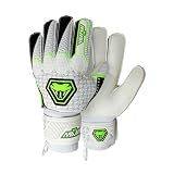 MAMBA Reflex Goalkeeper Gloves | Youth/Adult | Quality Latex Palm & Back Hand | Removable Finger Spine Protection & Double Length Latex Wristband | Standout Design (6)