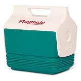 Igloo Retro Playmate Mini 4 Qt Cooler, Jade | Insulated Ice Chest, Holds 6 Cans, THERMECOOL Foam Insulation, Side Push-Button Lid, Made in USA