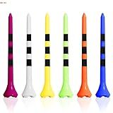 HUAEN Plastic Tees 100 Pack, 3-1/4 INCH Unbreakable Long Tee, Engineered to Minimize Friction and Side Spin
