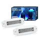 UCINNOVATE 2X 6.9” Marine LED Boat Light, 84LED Waterproof Transom Lights
