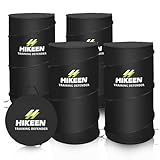 Hikeen Basketball Defender Dummy 4 Pack - Pop Up Safely Simulate Defender - Foldable Training Equipment for Basketball, Soccer, Football and More, 1 Carrying Bag