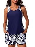 Summer Mae Plus Size Tankini Swimsuits for Women Tummy Control Bathing 2026