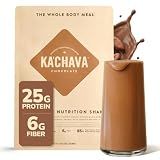 Ka’Chava Whole Body Meal Shake Chocolate 2 lb – Vegan Protein Powder with 85+ Superfoods & Greens – Plant-Based Meal Replacement with Probiotics & Digestive Enzymes – Gluten & Dairy Free (15 Servings)