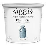 siggi's® Icelandic Strained Nonfat Yogurt, Plain, 24 oz. Multiserving Container – Thick, Protein-Rich Yogurt Snack