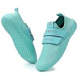 Skerxut Fitness Shoes Deadlift Shoes Cross-Trainer Sneakers for Men and Women (Light Blue, 7 Men/8 Women)