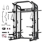 Major Fitness Drone2 Smith△ Machine – All-in-One Home Gym Squat Rack with Weight Bar, Dual LAT Pull-Down Systems & Cable Crossover Machine