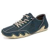 mitvr Driving Shoes for Men Casual Shoes Men Loafers Mens Fashion Shoes Comfort Sneakers Walking,Blue,47EU=11.5 M US