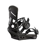 Burton Men's Mission Re:Flex Snowboard Bindings, Medium, Black