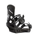 Burton Men's Mission Re:Flex Snowboard Bindings, Medium, Black
