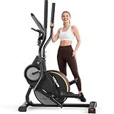 YOSUDA Elliptical Exercise Machine, Compact 3-in-1 (Elliptical + Cardio Climber + Stair Stepper) Elliptical for Home with 45°Incline, 15.5IN Stride, 16 Levels Resistance, Support Kinomap/Fed APP
