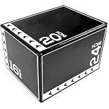 BalanceFrom 3-in-1 Foam Plyometric Jump Box for Home Gym with Multiple Height Options – Versatile Plyo with Non-Slip Surface for Strength, HIIT, Step-Ups, and Agility Training