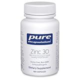 Pure Encapsulations Zinc 30 mg - Supplement for Immune System Support, Growth and Development, and Wound Healing* - with Zinc Picolinate 30 mg - 180 Capsules