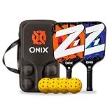 ONIX Pickleball Z1 Starter Kit Includes Two Z1 Paddles, Four Fuse Pickleballs in Easy to Carry Case