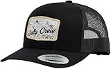 Salty Crew Men's Frenzy Retro Trucker Hat, Black, One Size
