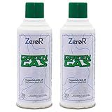 ZeroR® Green Gas | Fuel for Airsoft Pistols | 2 Cans - 13.5 fl oz Each (11.8 oz by Total Weight) (2)