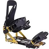 Spark R&D Unisex Arc ST Splitboard Bindings - Durable Reliable Lightweight Easy-to-Install Puck-Compatible All-Mountain Freeride Touring Splitboard Binding Gear, Gold, Small
