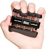 Prohands Gripmaster Hand Exerciser, Finger Exerciser (Hand Grip Strengthener), Spring-Loaded, Finger-Piston System, Isolate and Exercise Each Finger, (9 lb Heavy Tension, Black-Gripmaster)