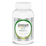 Centrum Minis Silver Multivitamin for Adults 50 Plus, Multimineral Supplement, Vitamin D3, B-Vitamins, Gluten Free, Non-GMO Ingredients, Supports Memory and Cognition in Older Adults - 320 Ct