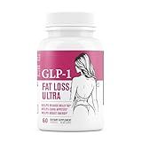GLP-1 Fat Loss Ultra - Weight Loss Pills, Appetite Suppressant & Fat Burner for Women | Supports Healthy Pathways Associated with GLP-1 Activity | 3rd Party Tested Supplement - 60 Capsules for Adults
