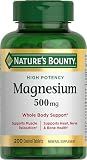 Nature's Bounty Magnesium 500 mg Tablets (Pack of 1)