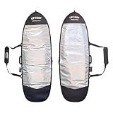 UP SURF Surfboard Bag, Daylight Bags for Fish/Hybrid Surfboards, for Size Fish/Hybrid board 5'4'', 5'8'',6'0'',6'4'',6'8'',Surfboard cover for Storage and Transport Surfboard (6’0‘’)