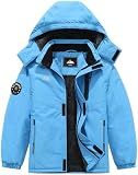 QUCOOM Boys Waterproof Ski Jacket Kids Winter Coat