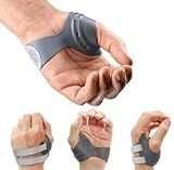 PUSH MetaGrip CMC Thumb Brace for Arthritis Pain Relief | Thumb Stabilizer & Support for CMC Joint Osteoarthritis Pain | Adjustable & Comfortable (Left Hand, Medium)