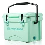 EchoSmile 25 Quart Rotomolded Cooler with Handle, Built to Stand up to The Rigors of The Journey