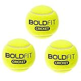 Boldfit Cricket Tennis Ball for Tournament & Street Match – Soft Lawn Cricket Ball for Practice, Training & Casual Play, Durable Tennis Cricket Balls for All Grounds