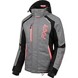 FXR Women's Pulse Jacket (Mid Grey Heather/Black/Melon - Size 14)